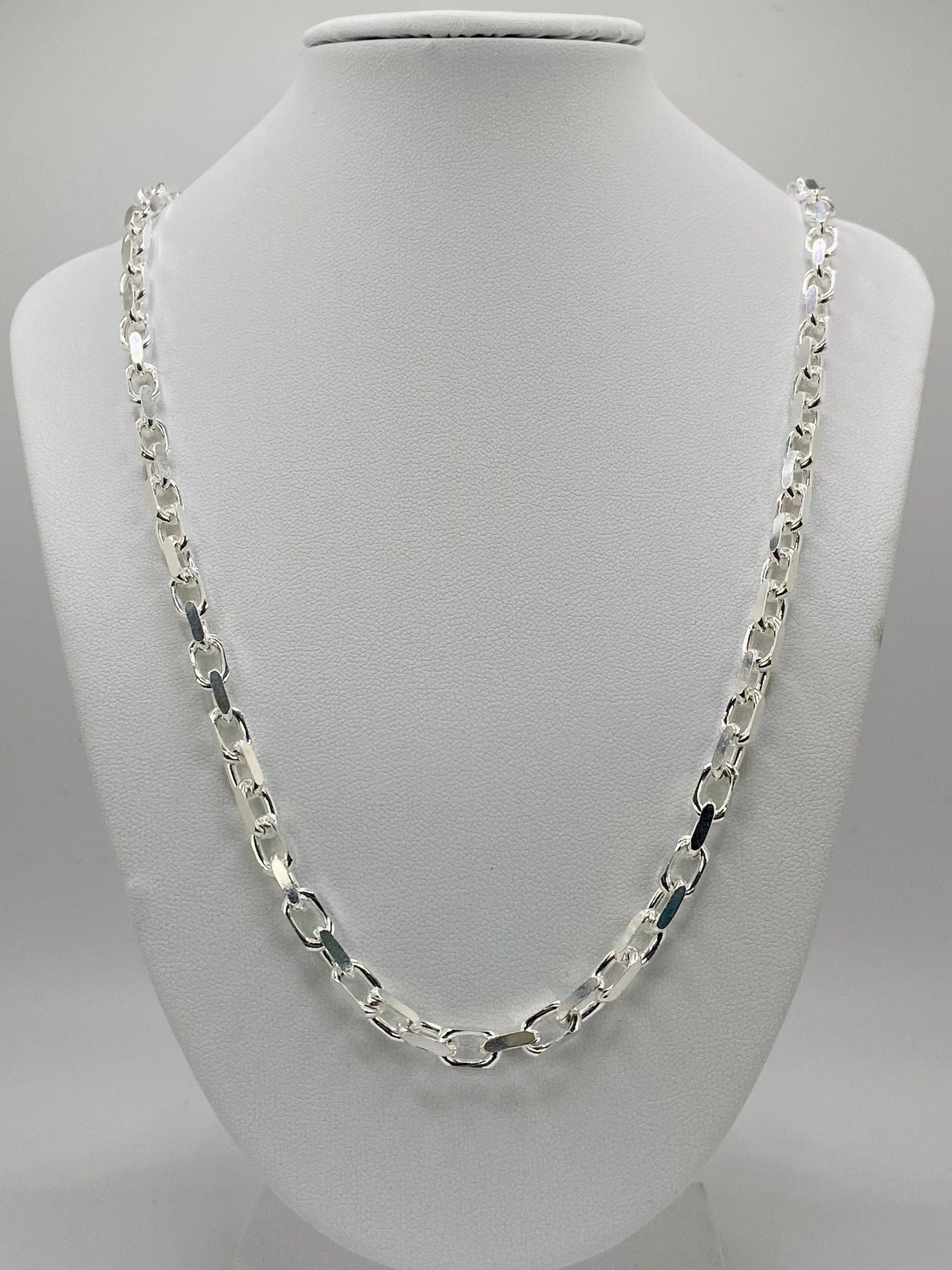 925 Silver Flat Cable chain