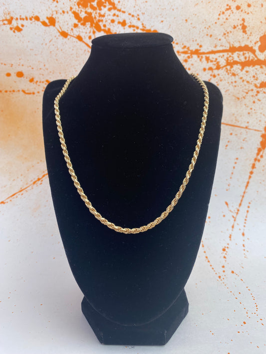 Gold filled Rope chain
