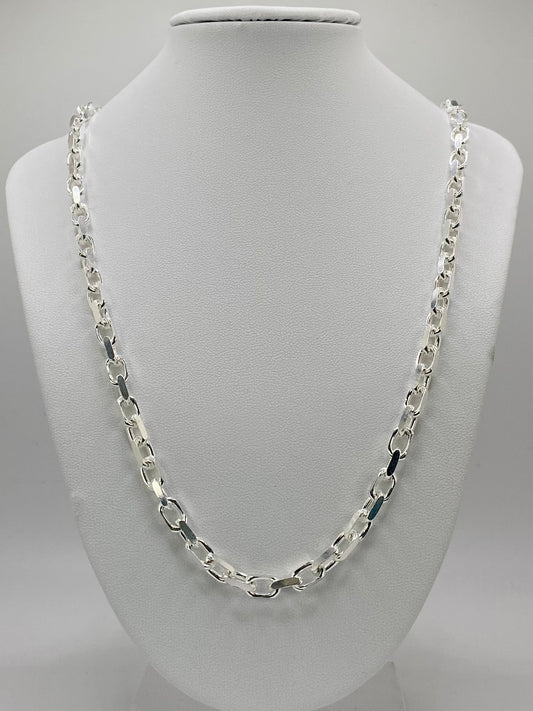925 Silver Flat Cable chain