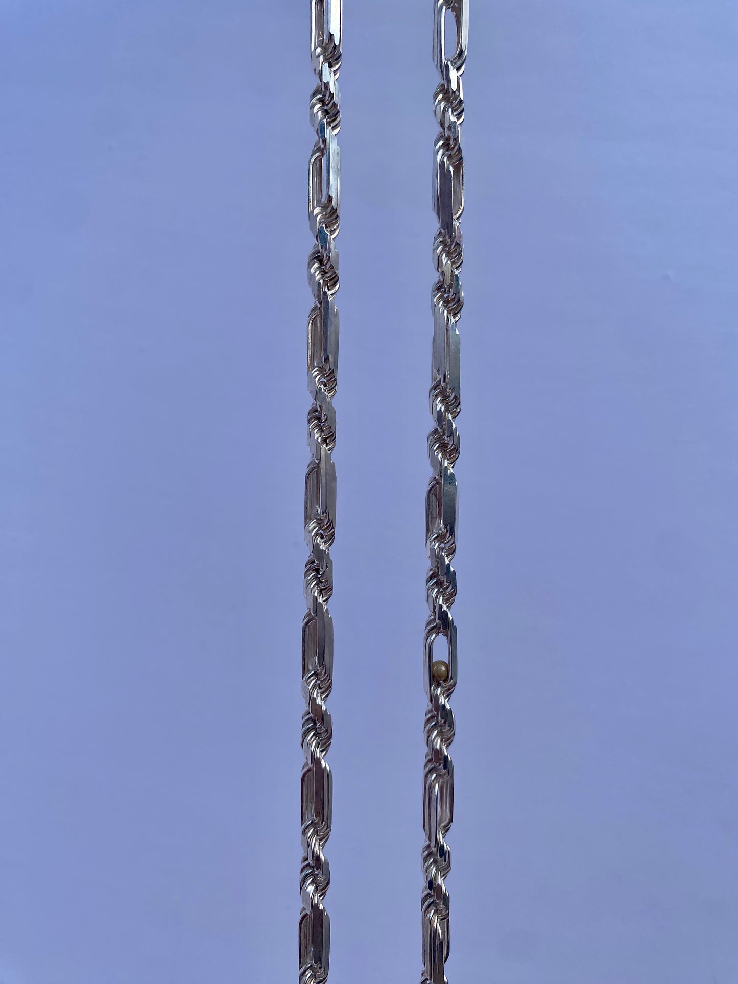 925 Silver Fig/Rope chain